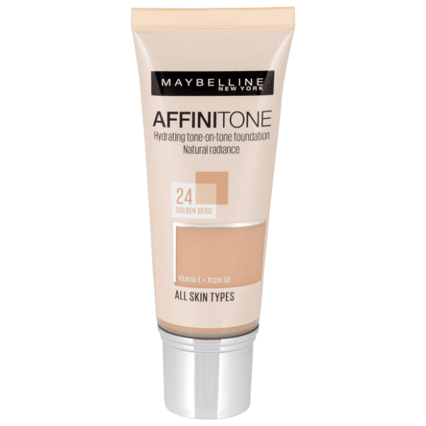MAYBELLINE Affinitone tekući puder 24 golden beige 30ml 0