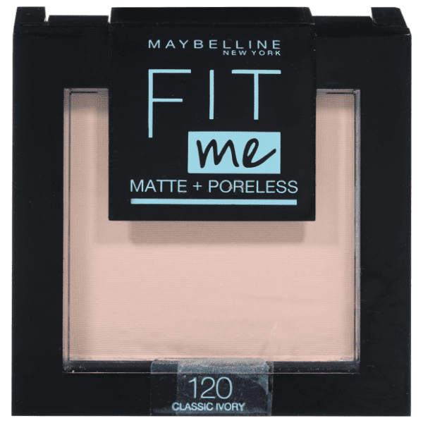 MAYBELLINE Fit me matte kompaktni puder 120 classic ivory 0