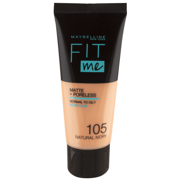 MAYBELLINE Fit me matte tekući puder 105 natural ivory 30ml 0