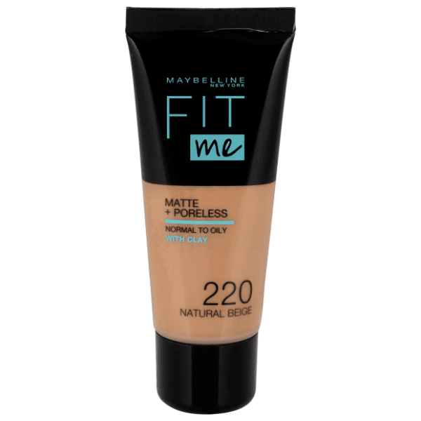 MAYBELLINE Fit me matte tekući puder 220 natural beige 30ml 0