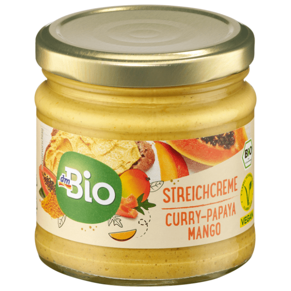 Miješani namaz DM BIO papaja, mango i curry 180g 0