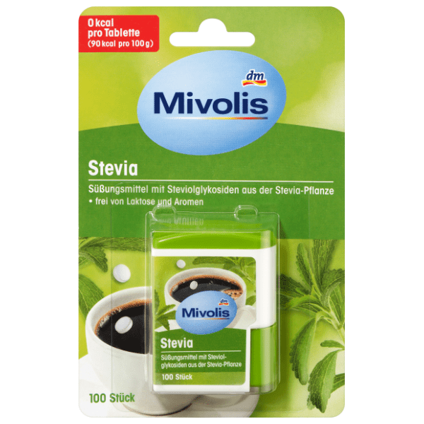 MIVOLIS stolni zaslađivač steviol glikozid tablete 100kom 0