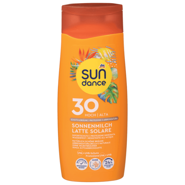 Mlijeko SUNDANCE za zaštitu od sunca i tamnjenje SPF30 200ml 0