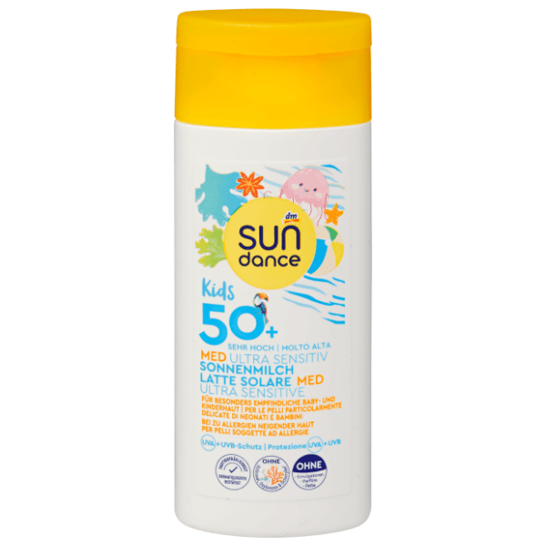 Mlijeko za sunčanje SUNDANCE Kids med ultra sensitiv SPF50+ 50ml 0
