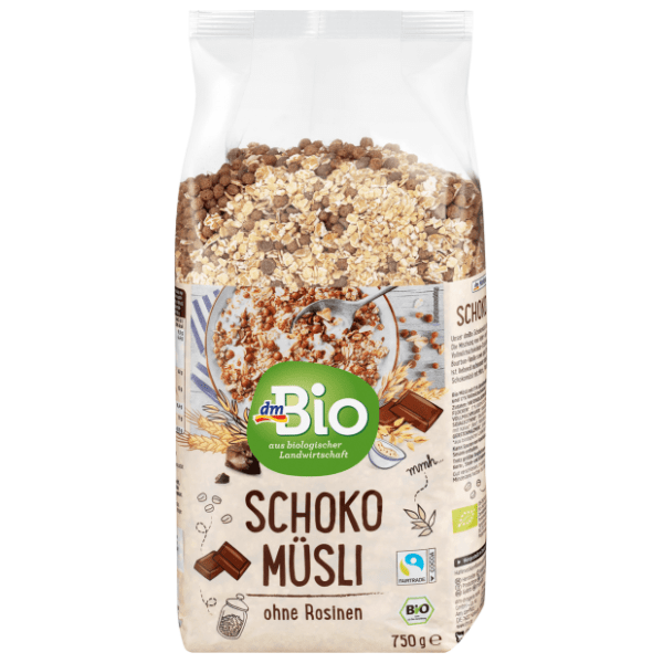 Musli DM BIO čokoladni 750g 0