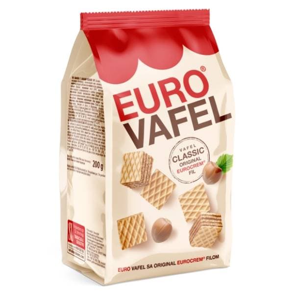 Napolitanka SWISSLION Eurovafel kocka 200g 0