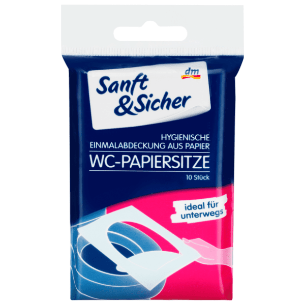 Papirnata navlaka za WC školjku SANFT&SICHER 10kom 0