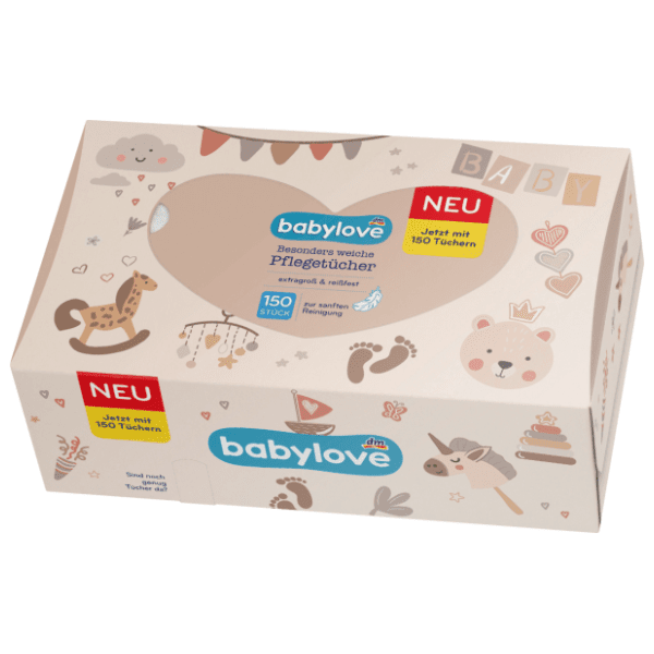 Papirnate maramice BABYLOVE kutija 150kom (više vrsta) 0