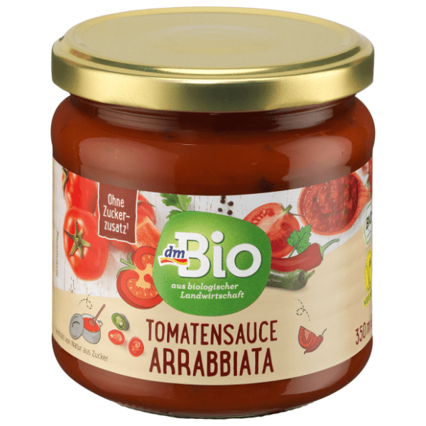 DM BIO Arrabiata umak od rajčice 350ml 0