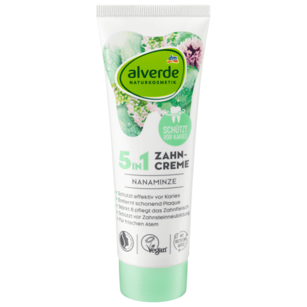 Pasta za zube ALVERDE 5u1 menta 75ml 0