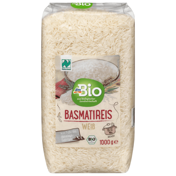 Riža DM BIO bijeli basmati 1kg 0