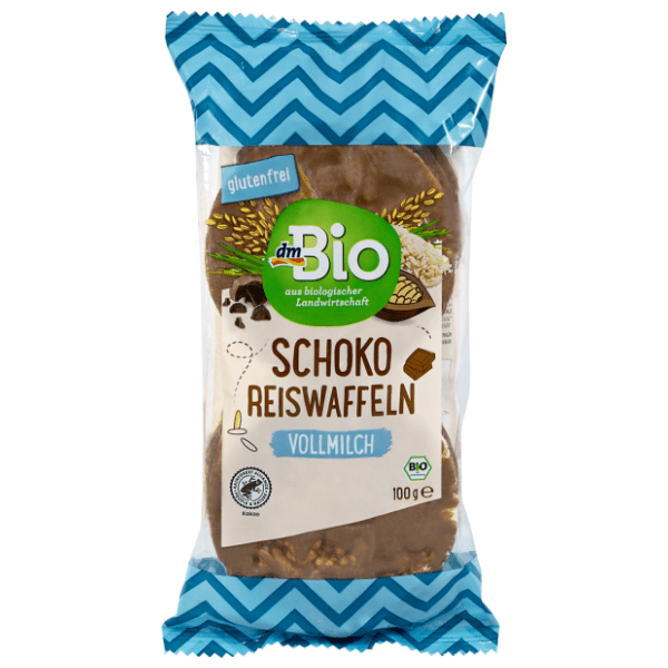Rižini krekeri DM BIO mliječna čokolada 100g 0