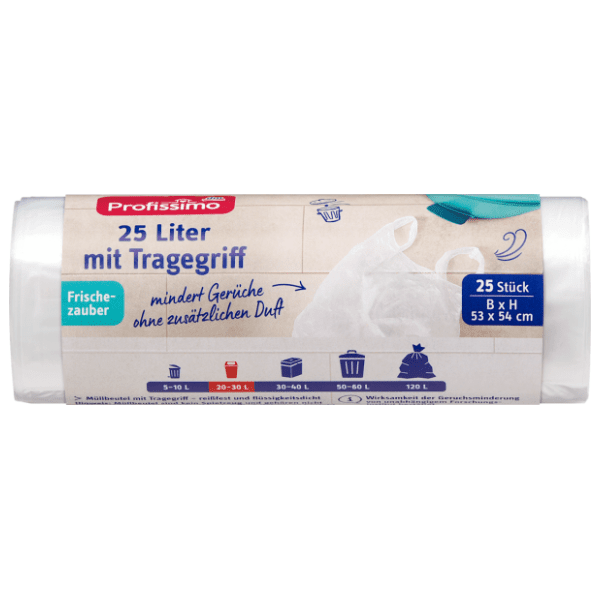 PROFISSIMO vrećice za smeće s ručkama 25l 25kom 0