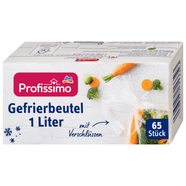 PROFISSIMO vrećice za zamrzivač 1l 65kom 0