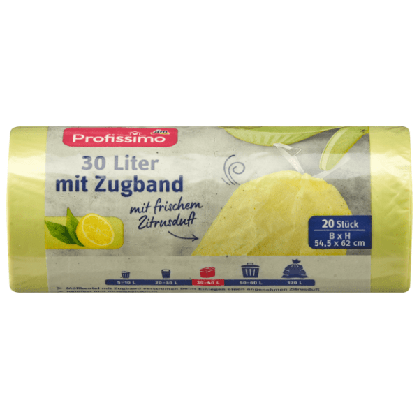 PROFISSIMO mirisne vrećice za smeće s ručkama citrus 30l 20kom 0