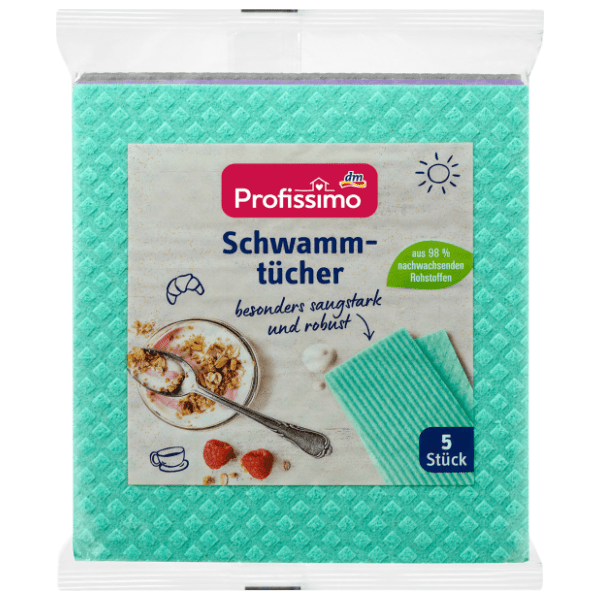 PROFISSIMO spužvaste krpe 5kom 0