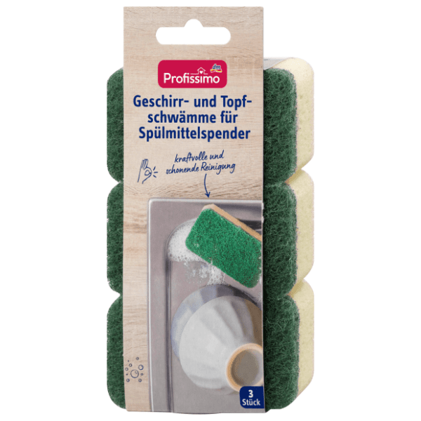 PROFISSIMO spužva za pranje posuđa 3kom 0