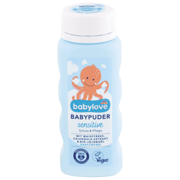 Puder BABYLOVE Baby sensitive 100g 0