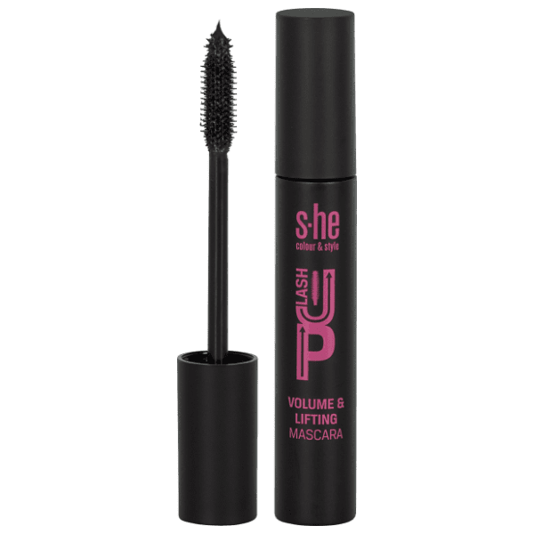 S-HE COLOUR&STYLE Lash up volume & lifting maskara black 0