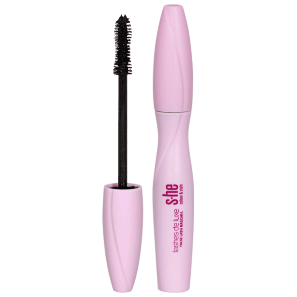 S-HE COLOUR&STYLE Lashes de luxe false lash maskara black 0