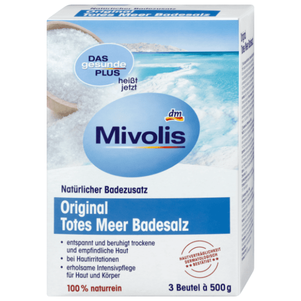 Sol za kupanje MIVOLIS iz Mrtvog mora 1,5kg 0