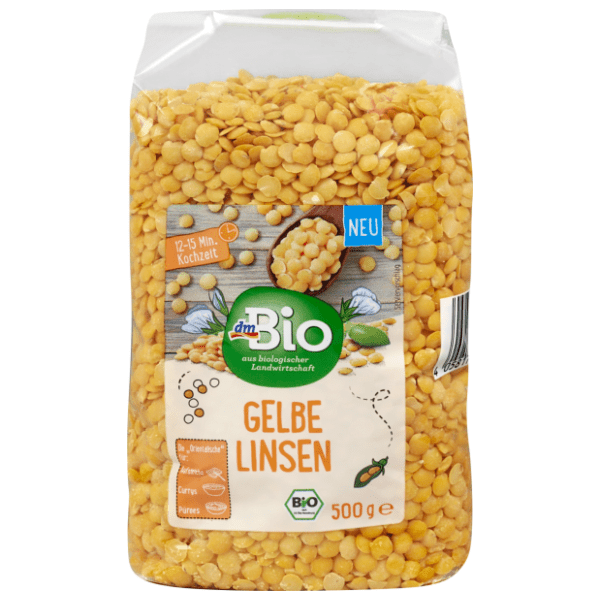 Leća DM BIO žuta organska 500g 0