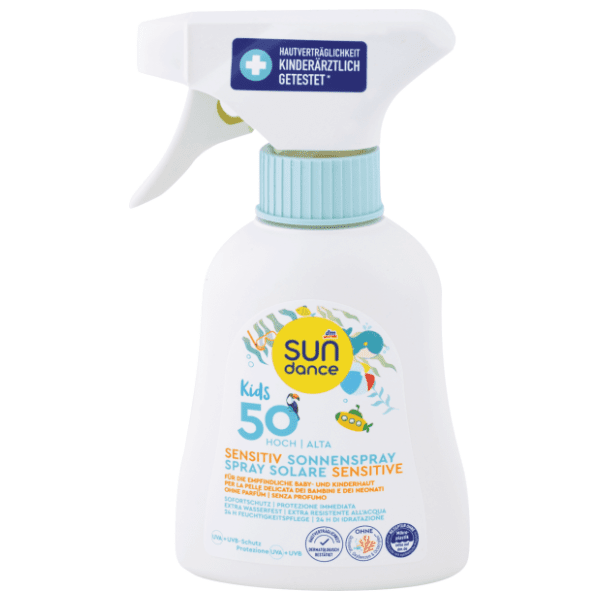 Sprej za sunčanje SUNDANCE Kids sensitive SPF50+ 200ml 0