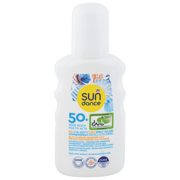 Sprej za sunčanje SUNDANCE Med ultra sensitiv SPF50+ 200ml 0