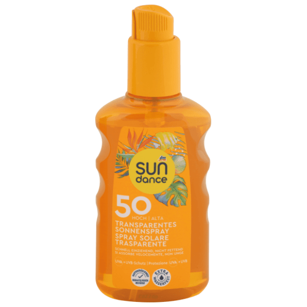 Transparentni sprej SUNDANCE za sunčanje SPF50 200ml 0