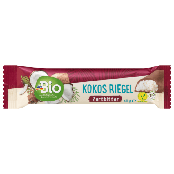 Štanglica DM BIO kokos i tamna čokolada 40g 0