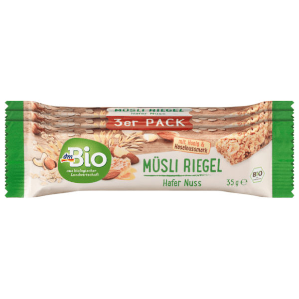 Štanglica DM BIO musli zob i orah 3x35g 0