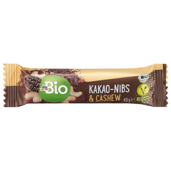 Štanglica DM BIO Superfood kakao zrna i indijski oraščić 40g 0