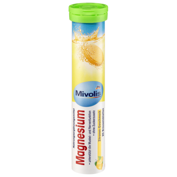 Šumeće tablete MIVOLIS magnezij limun 82g 0