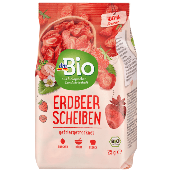 Sušene jagode DM BIO 25g 0