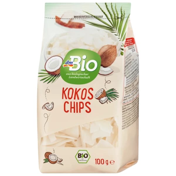 Suhi kokos DM BIO u listićima 100g 0