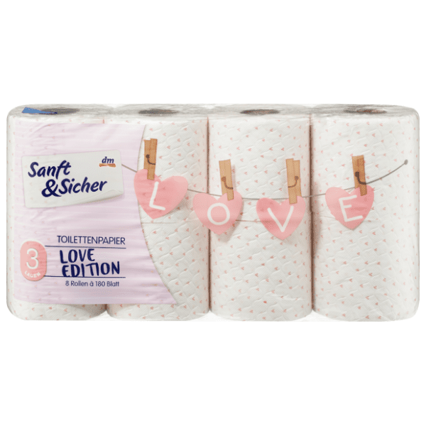 Toaletni papir SANFT&SICHER 3 sloja 8 kom (više vrsta) 0