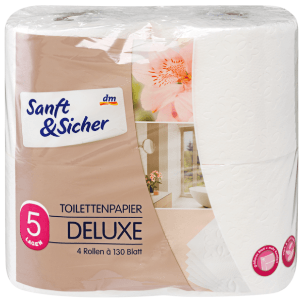 Toaletni papir SANFT&SICHER deluxe 5slojeva 4kom 0