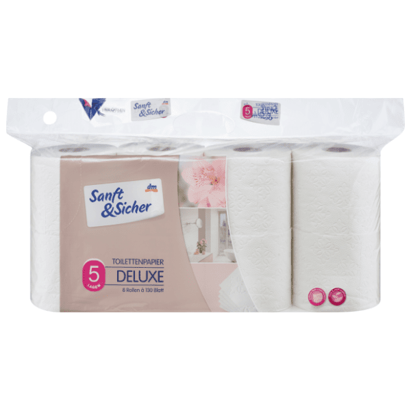 Toaletni papir SANFT&SICHER deluxe 5slojeva 8kom 0