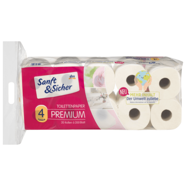 Toaletni papir SANFT&SICHER premium 4sloja 20kom 0