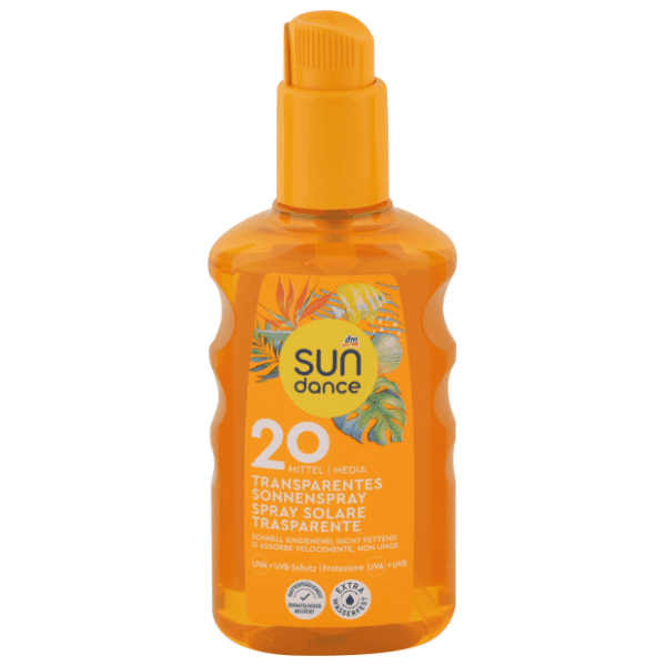 Transparentni sprej SUNDANCE za zaštitu od sunca SPF20 200ml 0