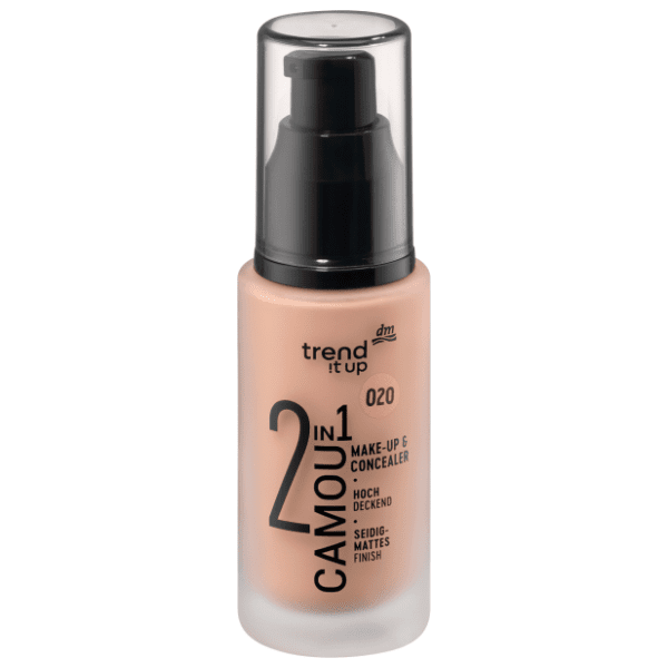 TREND IT UP 2u1 Camou tekući puder i korektor 020 30ml 0