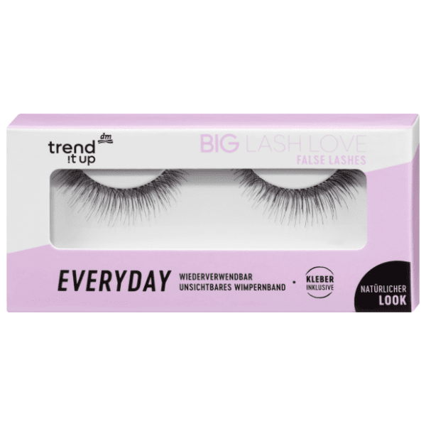 TREND IT UP Everyday big lash love umjetne trepavice + ljepilo 0