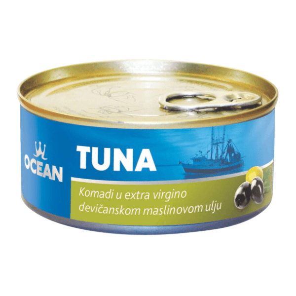 Tuna OCEAN komadi u maslinovom ulju 160g 0