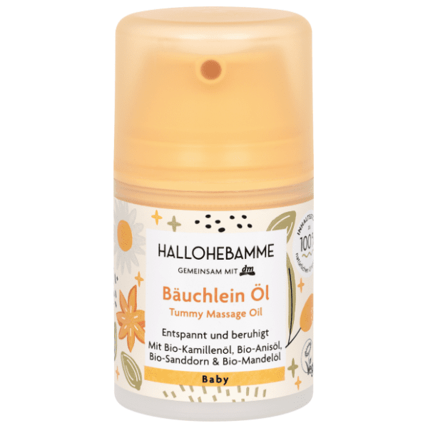Ulje HALLOHEBAMME za bebin trbuh 50ml 0