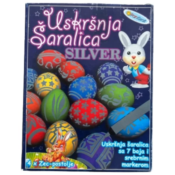 Uskrsni set i čarobna bojilica za jaja silver PANGRAF 0