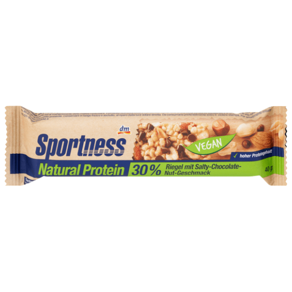 Vegan pločica SPORTNESS Natural protein slana čokolada 40g 0