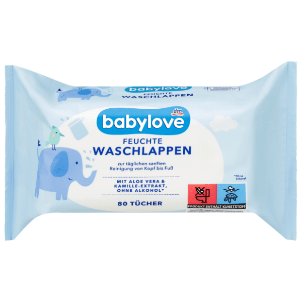 Vlažne maramice BABYLOVE za bebe 80kom 0