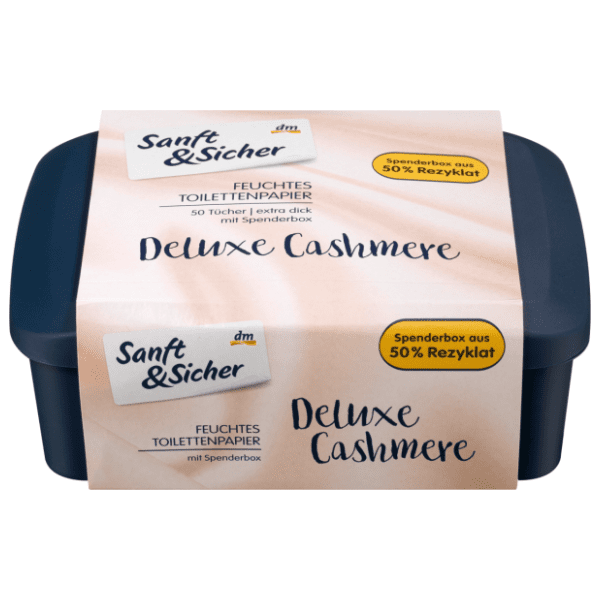 Vlažni toaletni papir SANFT&SICHER deluxe cashmere kutija 50kom 0