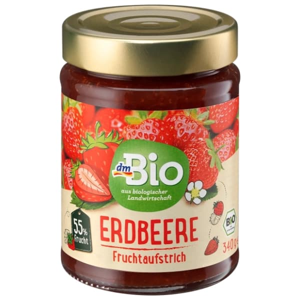 Voćni namaz DM BIO jagoda 340g 0