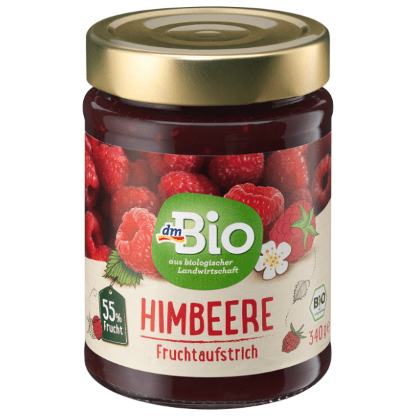 Voćni namaz DM BIO malina 340g 0